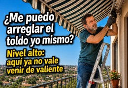 Reparaciones de toldo con riesgo: cuando conviene mirar con respeto