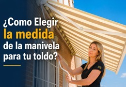 ¿Cómo elegir la medida ideal para tu manivela de toldo?