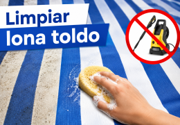 ¿Cómo limpiar la lona de un toldo sin estropearla?