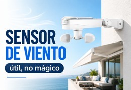 Sensores de viento para toldos: útiles, pero no mágicos